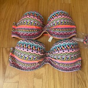 NWT Victoria’s Secret 32D Bandeau Bikini Top.